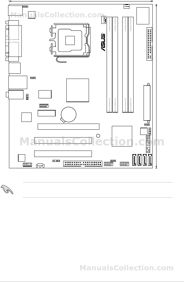 Asus p5b схема