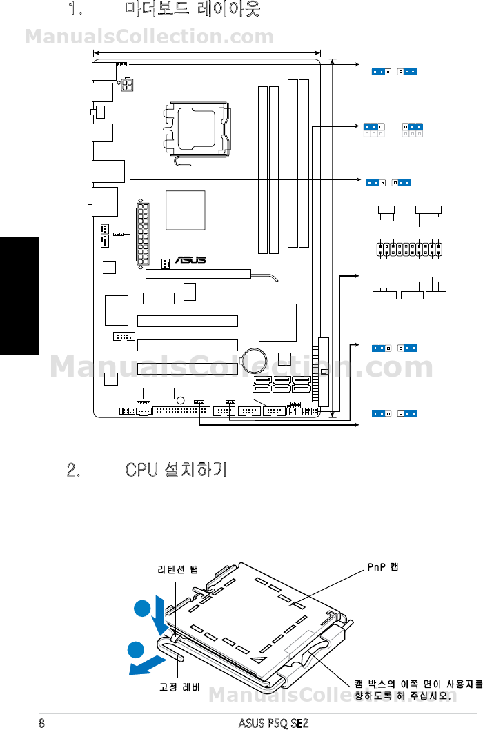 Схема asus p5q se