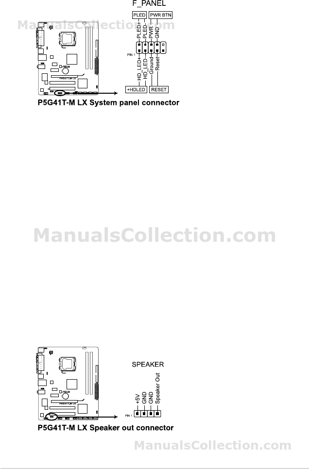 P5g41t m lx схема подключения